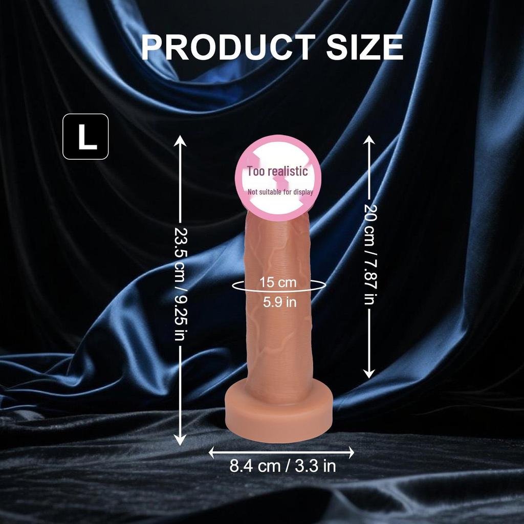 Large Silicone Head Female Masturbator: Cross-border Adult Toy