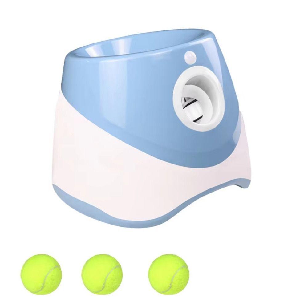Automatic Dog Ball Launcher Creative Ball Throw Device Dog Elastic Ball Toys  Indoor/Outdoor