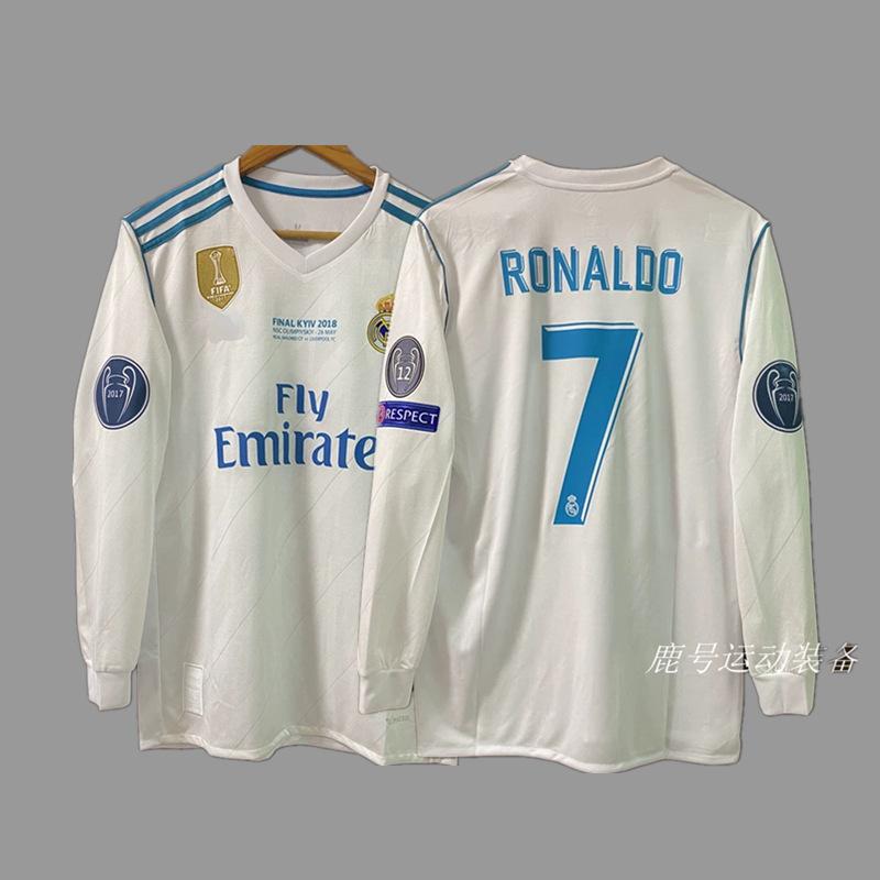 

Retro football jersey classic nostalgic replica Thai jersey game long sleeve sportswear XXL
