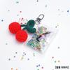 Acrylic carbonated beverage keychain accessory supplies