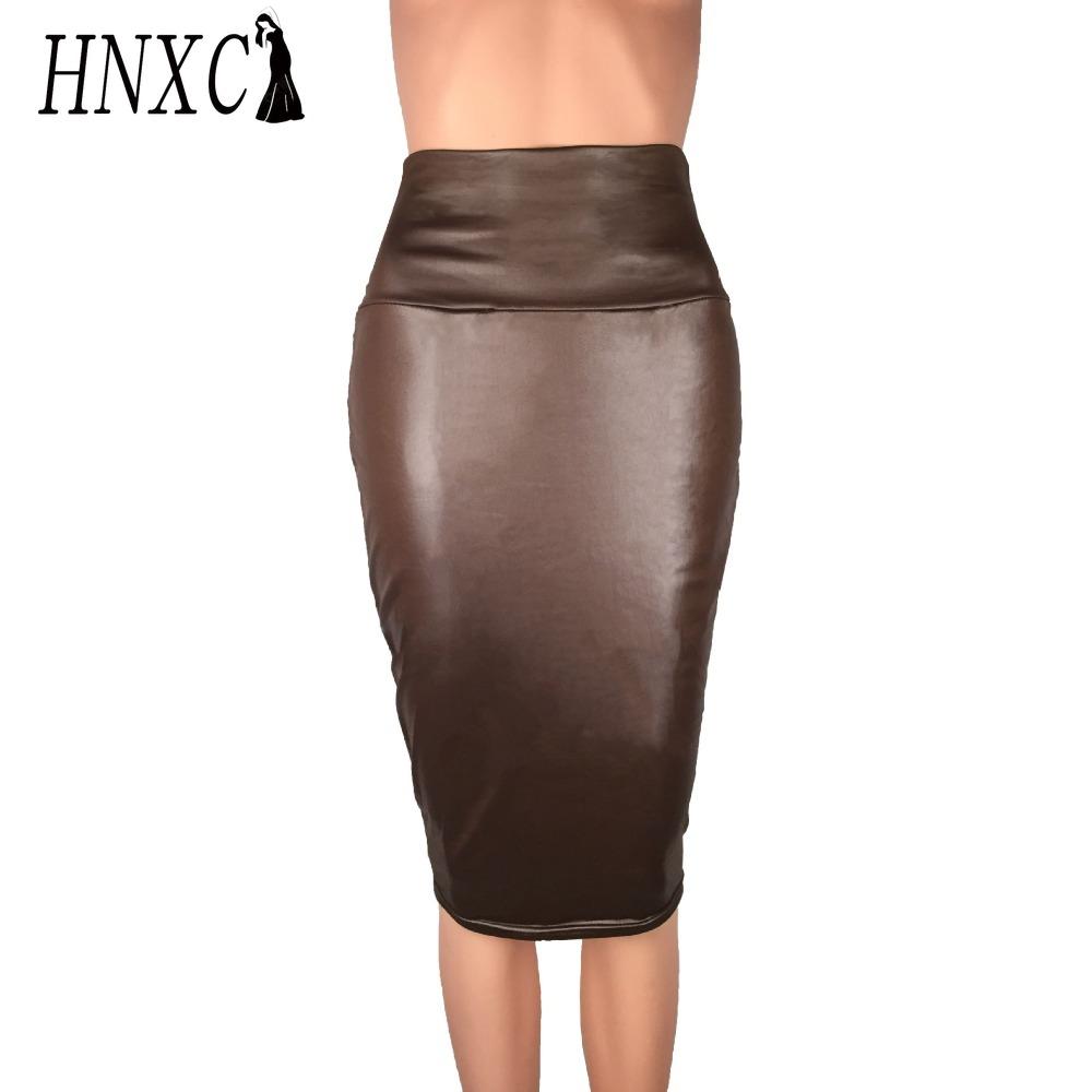 HNXC Women's Fashion Casual Solid Color Print Summer Spring Skirts