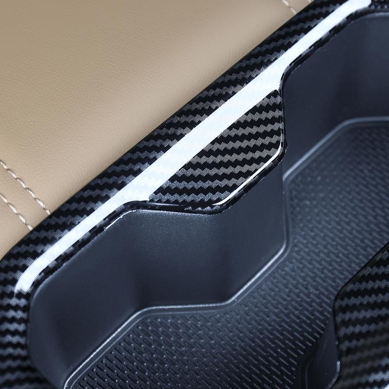Car Interior Accessories 2-row Cup Holder Rear Drainage Cup Frame Trim ABS For Renault Grand Koleos 2024-2026 LHD/RHD