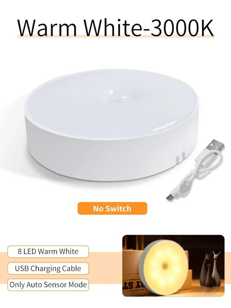 Xiaomi Luce Notturna a LED con Sensore di Movimento Lampada Notturna Ricaricabile USB Per Armadio da Cucina Lampada da Guardaroba Scala Luce LED Wireless per Armadio