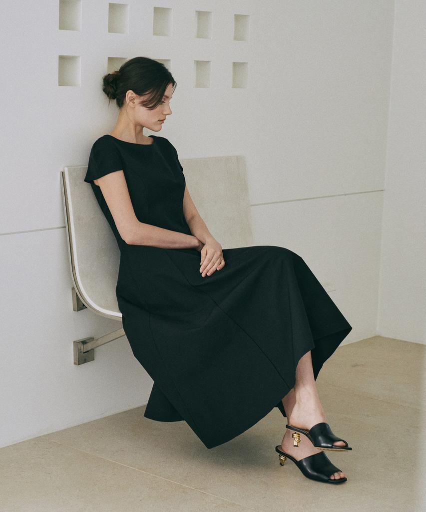Lamerei Cap Sleeve Dress[Lmbesudr5807]-2Color