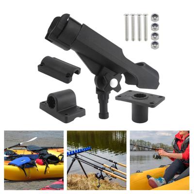 Fishing Rod Holder Tool Adjustable Swivel Bracket Rack for Inflatable