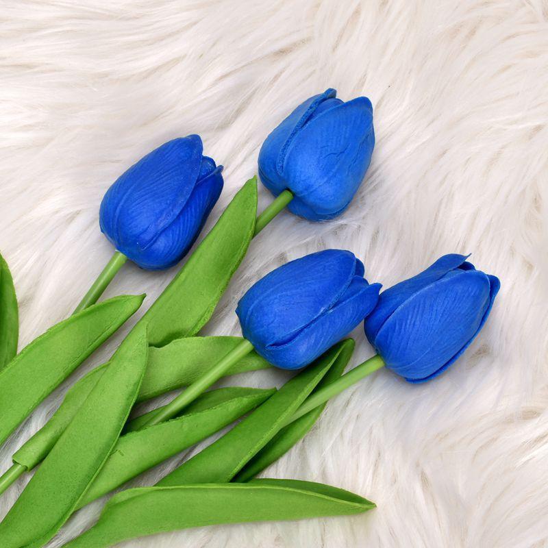 10PCSTulip Artificial Flower Fake Flower Silk Flower Wedding Photography Home Decoration Artificial Flower