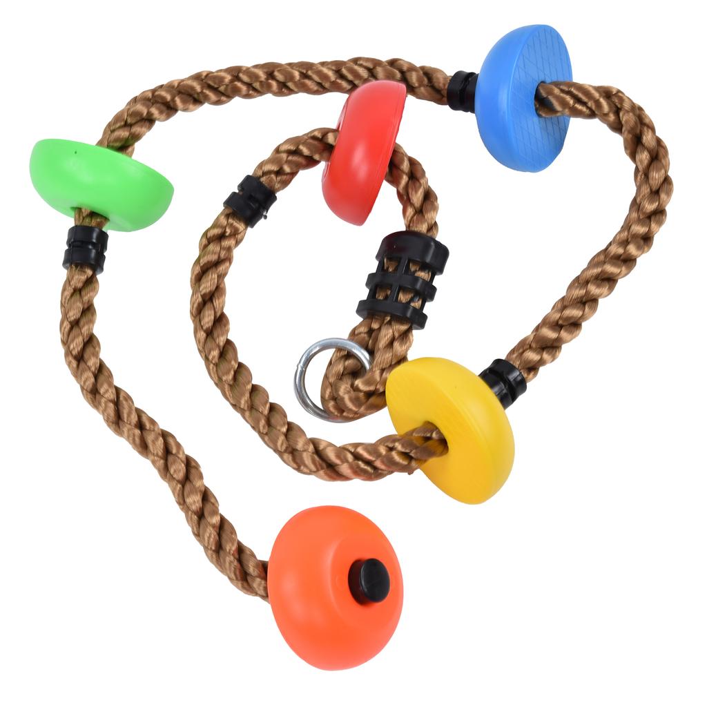194cm Disc Swing Rope Plastic Multicolor s for Children Balconies Courtyards Outdoor