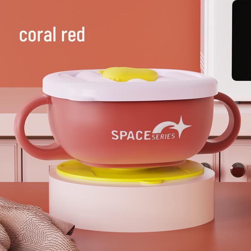 ZISIZ Stainless Steel Anti-Scald Baby Bowl