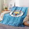 MCFC Print FlAannel Blanket, High Quality Comfortable for All Seasons, Home Decor, Warmth and Comfort
