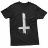 Indignus Inverted Cross Dripping Paint Occult T-Shirt