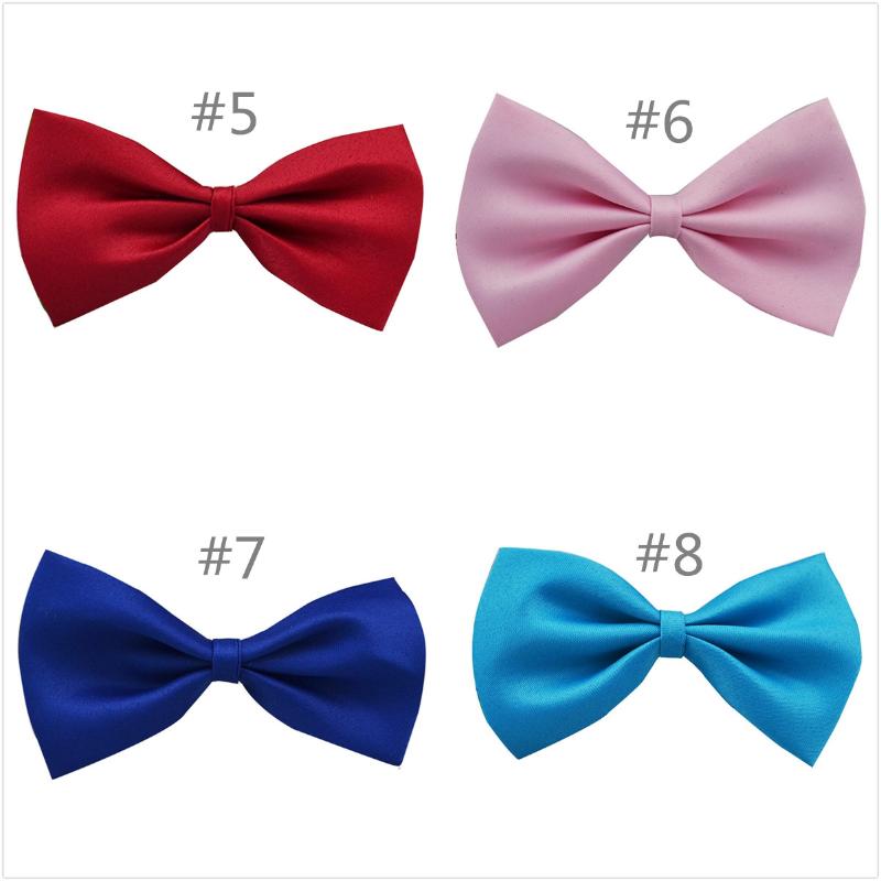 Brand New Fashion Baby Boy Kid Child Infant Solid Color Wedding Tuxedo Multicolor Bowties Bow Tie Neckwear Brand New