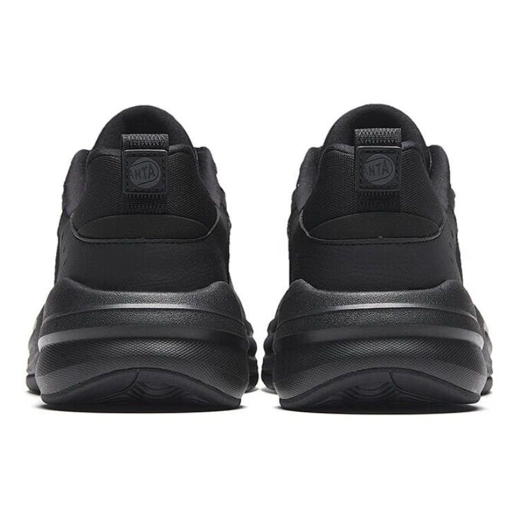 Anta Lightweight Cushioned Casual Sneaker Unisex Black White 922338802-4