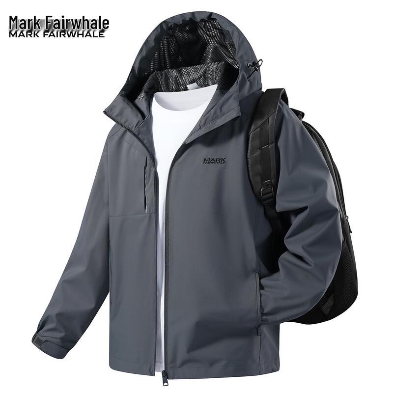 

MARK FAIRWHALE Men s Hooded Windproof Waterproof Jacket XL