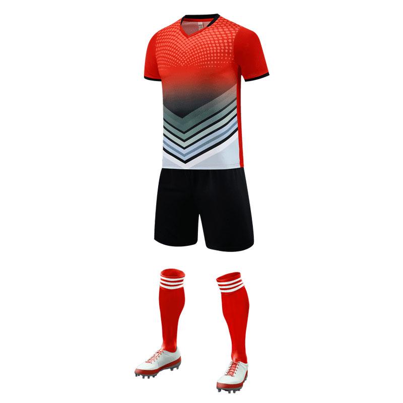 Quick-Dry Football Jersey Set for Adults & Kids - Loose Short Sleeve for Professional Training & Competition