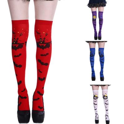 1 Pair Over Knee Socks Bat Socks Cosplay Festival Stockings for Women Girl Halloween Stockings Thigh High Long Stockings