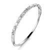 Pulsera de Acero de Titanio de Moda Europea y Americana para Mujer con Diamantes Microincrustados - Joyería de Acero Inoxidable que no Pierde el Color.