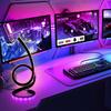 USB Plug Advanced Desk Lamp, Three-tone Light/changeable Color Adjustment of Two Modes, Bedroom Office Gaming Room