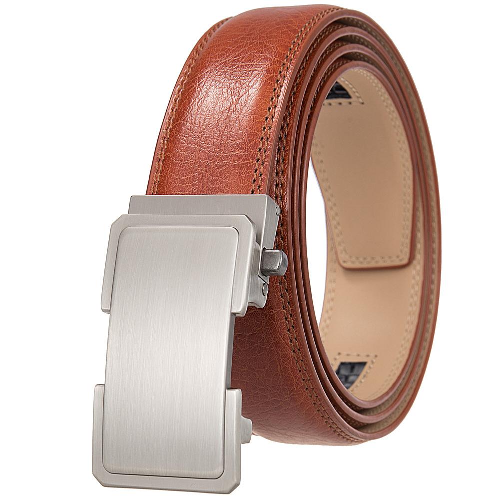 Belt Belt, Two-Layer Leather Belt, Automatic Buckle Belt Ly36-25568-1