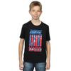 DC Comics Justice League Movie Team-Flaggen-T-Shirt für Jungen