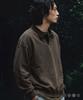 First Step Lazy Field Pigment Collar Sweatshirt Brown Ismt4743