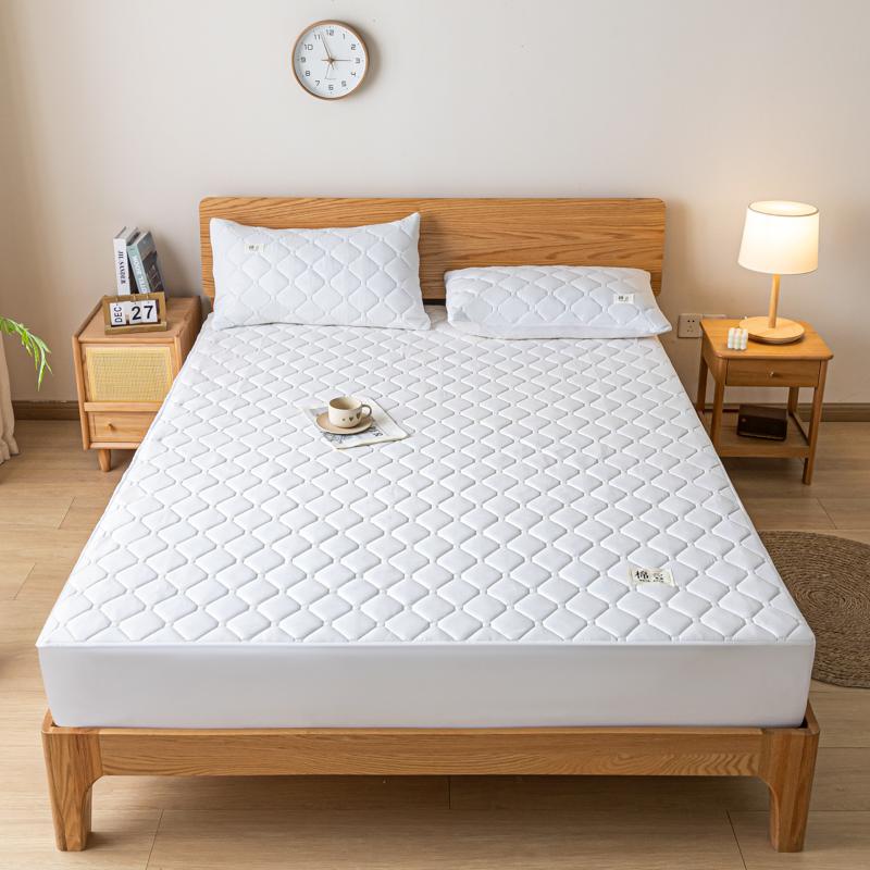 100% Waterproof Mattress Cover, Quilted Bed Fitted Sheet Mattress Protector, Non-Slip Soft Bed Cover Single Double Queen King