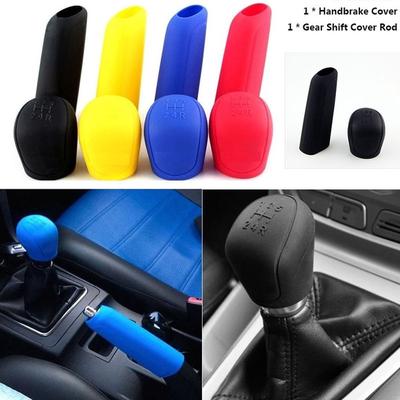 1 satz/auftrag Universal Auto Handbremse Abdeckung Hülse und Getriebe Shifter Schalthebel Knopf Abdeckung Handbremse Abdeckung und getriebe Shift Abdeckung