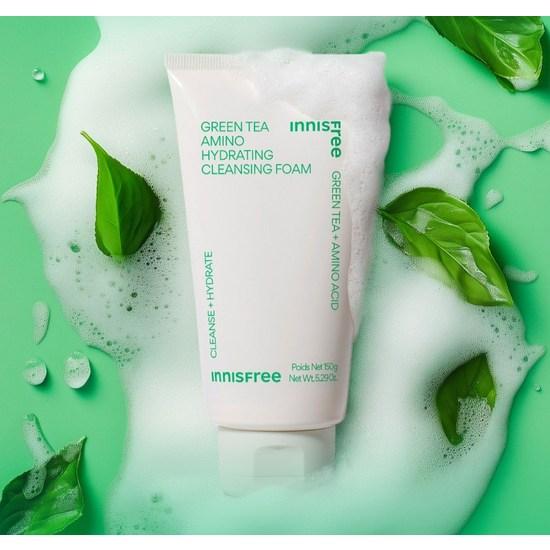 Innisfree Green Tea Amino Hydrating Cleansing Foam 150g