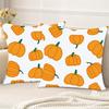 1pc Pumpkin Print Polyester Pillowcase Home Decor Pillowcase Car Sofa Cushion Cover Home Decor 45x45cm