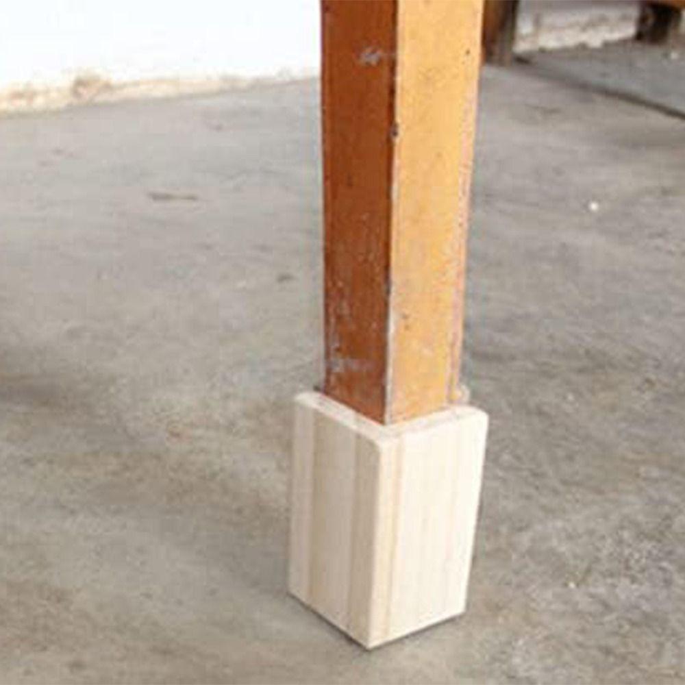 Solid Wood Furniture Leg Lift Table Risers Crib Raising Pad Floor Protector Sofa Feet Pad  Table