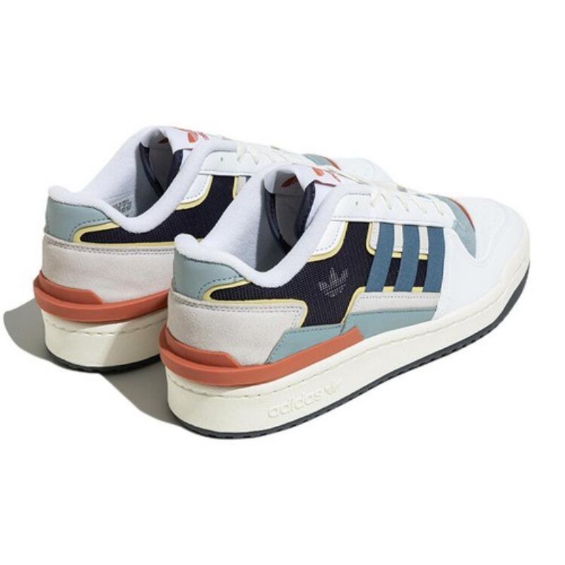 adidas Forum Exhibit Low 2.0 Bianco Quasi Blu Grigio Magico - FZ5596