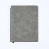 A5 Suede Sheepskin Notebook with Custom Gold & Silver Logo Hot Stamping for Business Meetings