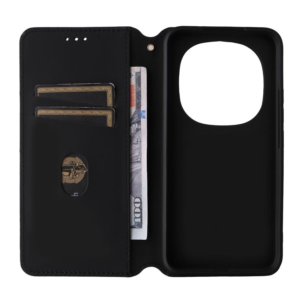 Dla Xiaomi Poco M8 Pro 5G/Redmi Note 15 Pro+ 5G (Światowy) Etui Portfel Romb Wytłaczana Skóra Pokrowiec na Telefon