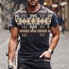 3D Printed Short Sleeved Fashionable Casual Polyester Round Neck Loose and Breathable Summer T-shirt