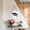 2D Flat Aluminum 2026 Graduation-themed Wall Hanging Is Available In Multiple Sizes. Its Minimalist Black and White Design Makes It A Perfect Choice
