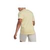 adidas Internal Tee Logo Pure Color Sport Casual Round Neck Short Sleeve T-shirt Men Tops Yellow HJ9807