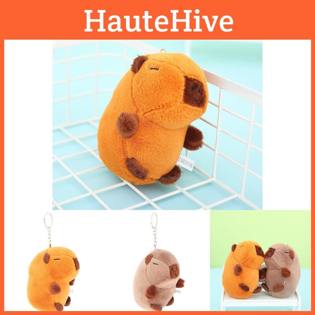 Cute Capybara Stuffed Animal Keychain Delightful And Quirky Plush Toy