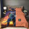 Animal Elephant 3D Print Pattern 2 Piece Bedding Set with Pillowcase All Season Quilt Duvet Cover with Zipper for Kids Adults