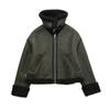 Women's Thickened Warm Fur Integrated Grab Fleece Double-sided Jacket Jacket Women's Biker Top