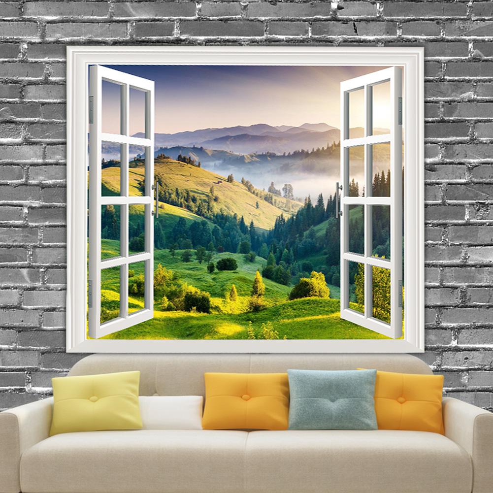 Tapiserie de perete cu model boem, iarbă verde, agățat de lenjerie de pat, tapiserie de perete (150*130CM)