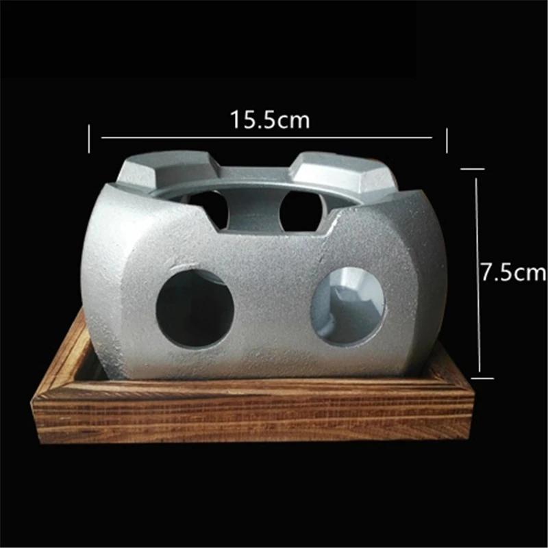 9-inch thickened aluminum alloy Uncoated dry pot Small heating pot Alcohol stove suit hotpot Cooking pot Self hotpot