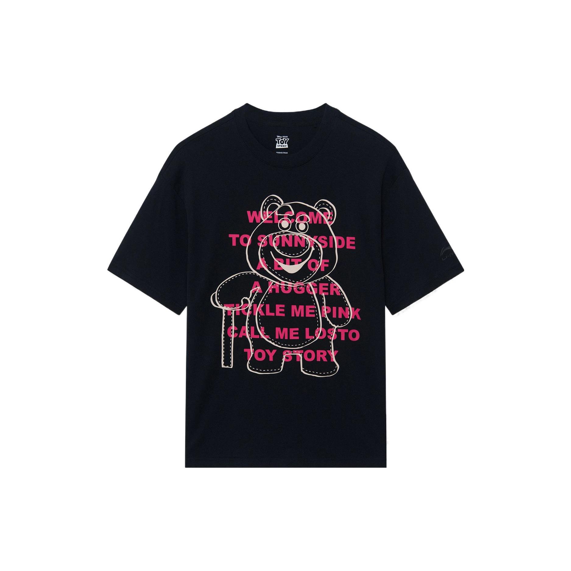 Li Ning x Disney T Shirt Unisex Black AHSS955-5 S