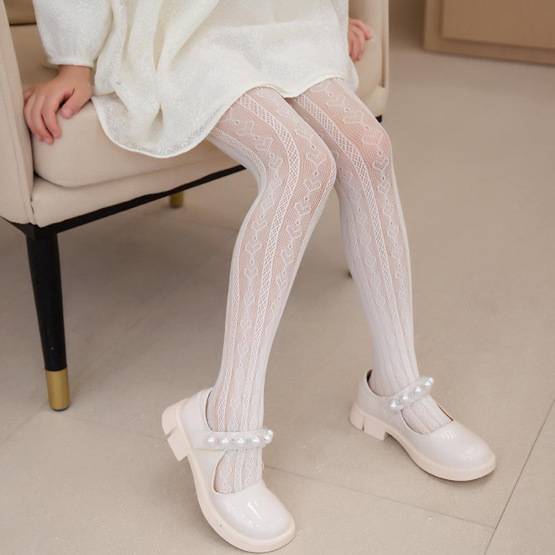 

Summer Thin Lolita Children Pantyhose Girl Tight Pants Mesh Breathable Jumpsuit Socks White Heart-shaped Children s Jumpsuit 75cm белый