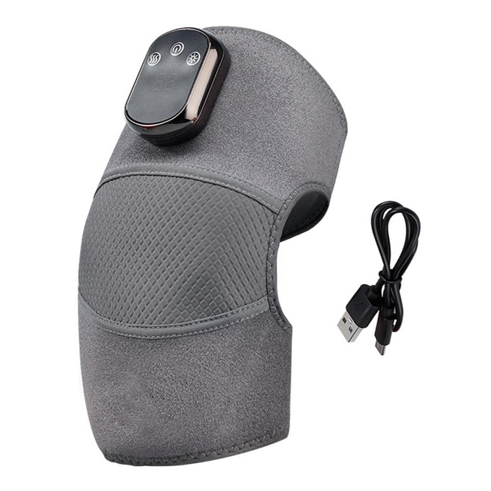 2 In 1 Heating & Massage Wrist Guard Temp Adjustment Body Massager TYPE-C Rechargeable Electric Heating Knee Pad for Home Office