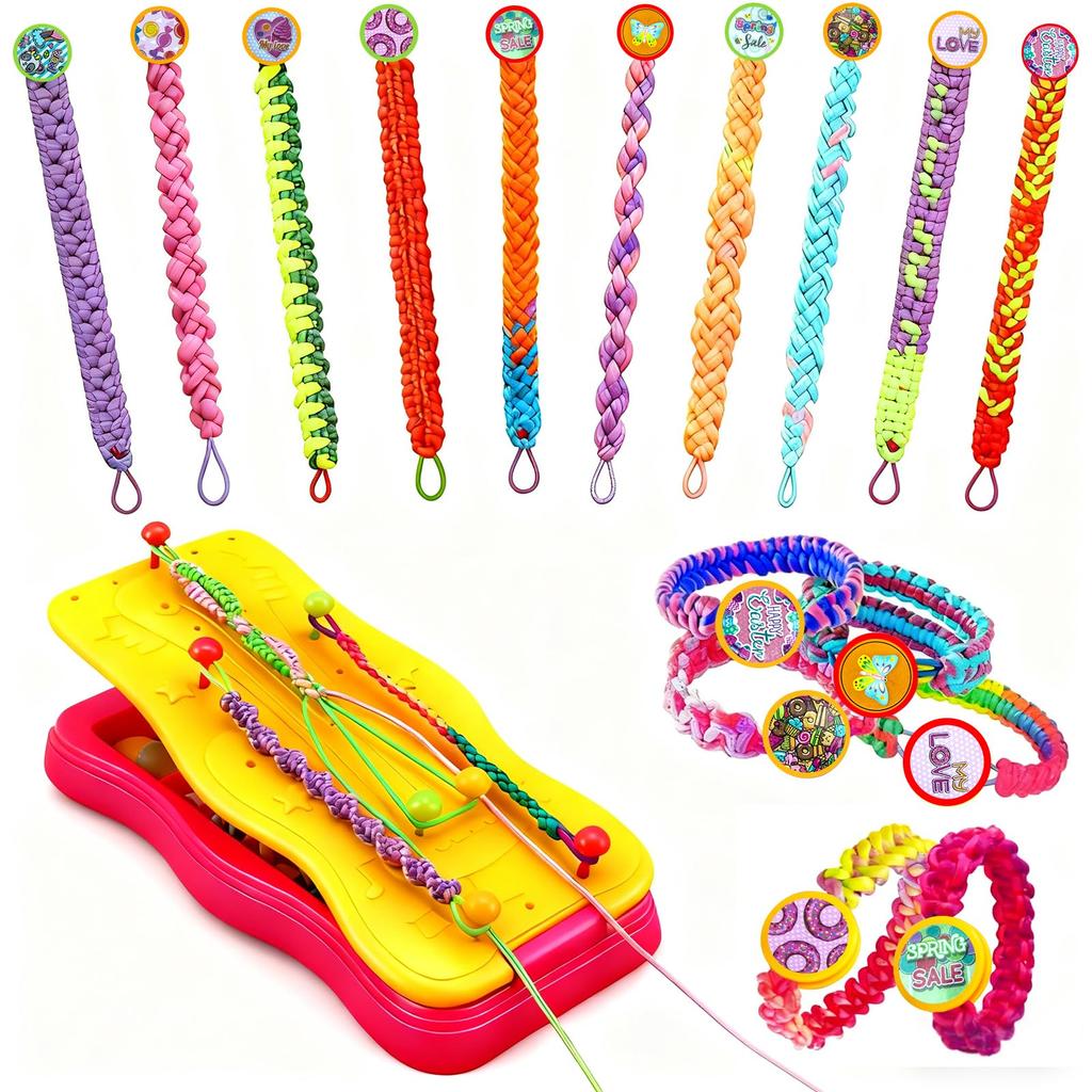 Strickset, Spielzeug, Strickspielzeug, Bastelset, Armband, Bastelset, Zubehör, DIY, Grundschülerinnen, Weihnachtsgeschenk, Geburtstagsgeschenk,