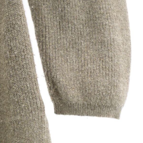 Emporio Armani Long Sleeve Knit One Piece F Beige Women Used