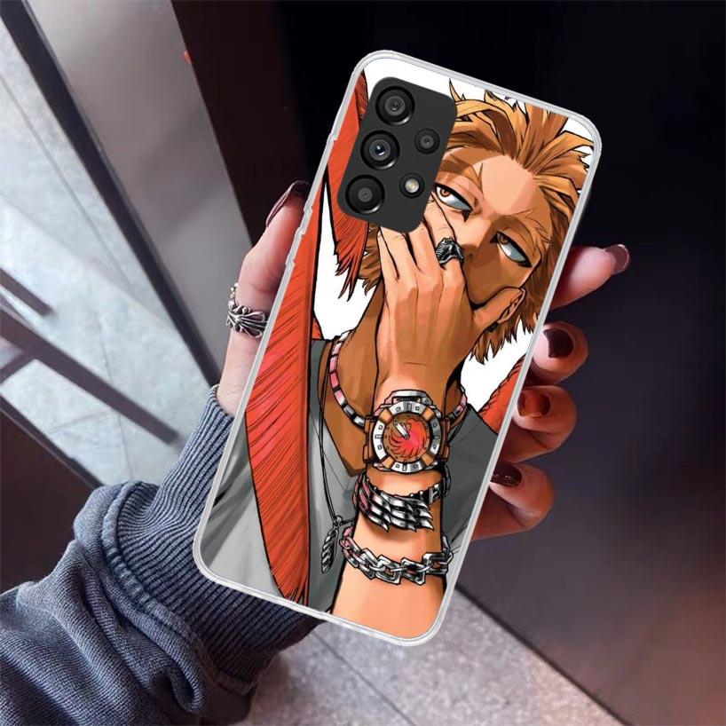 Hawks MHA My Hero A-Academy Phone Case For Samsung Galaxy A17 A57 A37 A16 A26 A36 A56 A15 A25 A35 A55 A14 A13 A54 A53 A34 A24 A3