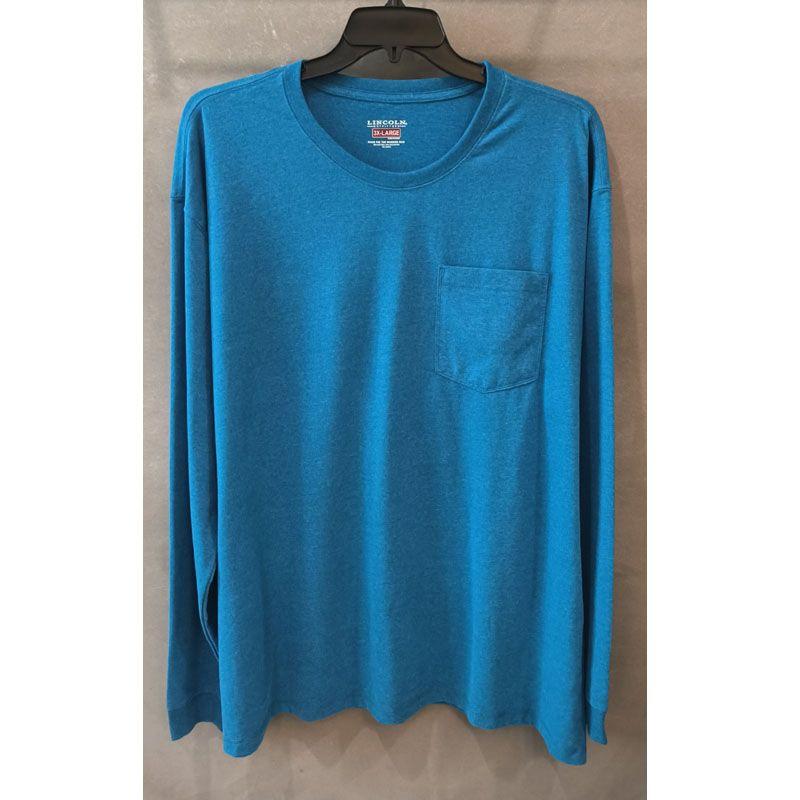 

Экспорт Мода Большой Размер Весна и Осень 150.00кг Футболка с Длинными Рукавами Blue XL code (110.00 kg-120.00 kg recommended