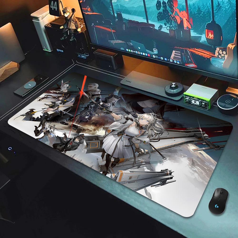 Anime Arknights Hot selling Mouse Pad Anime Girl Non-Slip E-Sports Mouse Mat Premium Mousepad Keyboard Mats Many people like it