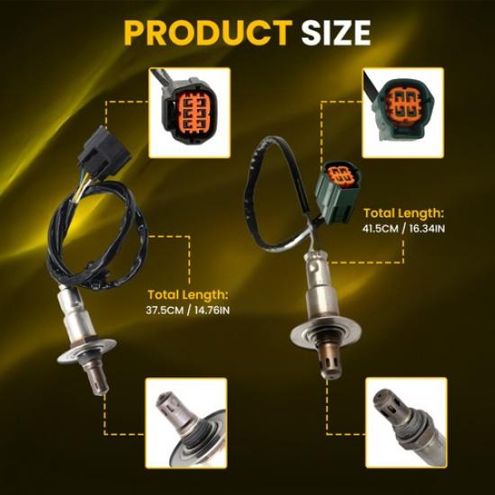 2X Oxygen Sensor Up&Downstream For Subaru 14-17 Forester/WRX 2.0L Turbocharge H4