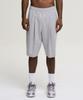 Leijibi One-Pleat Giant Fit Fresh Bermuda Pants M Melange Grey